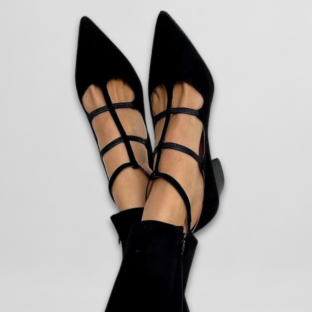 Delia™ | Riemchen-Pumps spitz