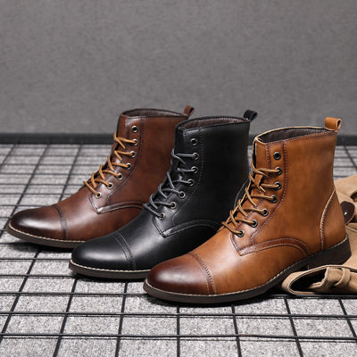 Mats | Kunstläder Stiefeletten