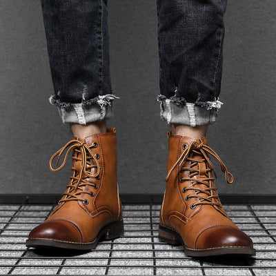 Mats | Kunstläder Stiefeletten