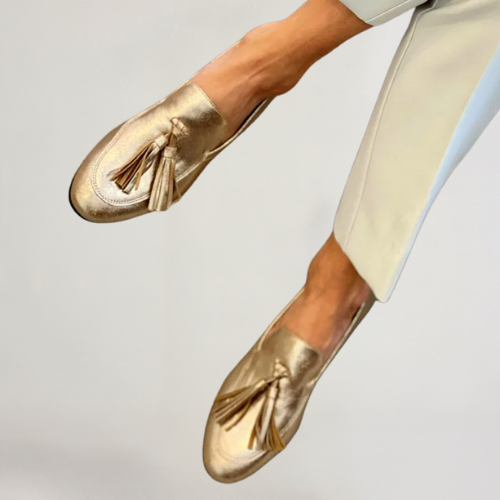 Fenna™ | Goldene Mokassins