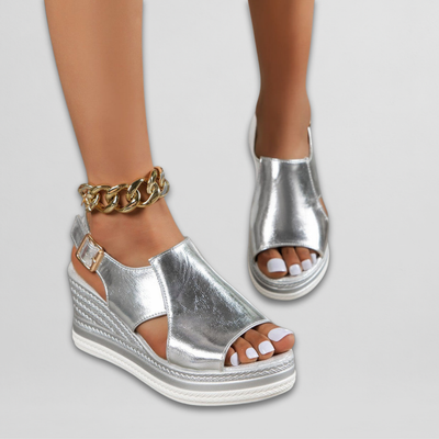 Alwine™ | Schimmernde Sommer-Wedges