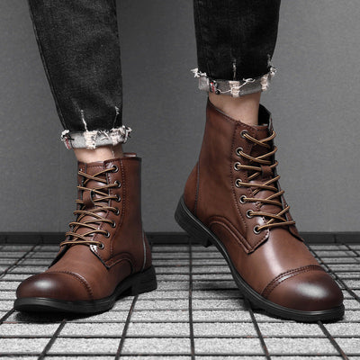 Mats | Kunstläder Stiefeletten