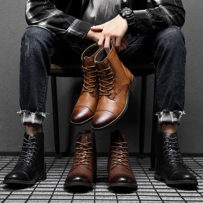 Mats | Kunstläder Stiefeletten