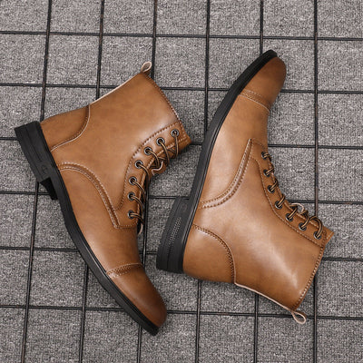 Mats | Kunstläder Stiefeletten