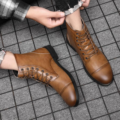 Mats | Kunstläder Stiefeletten