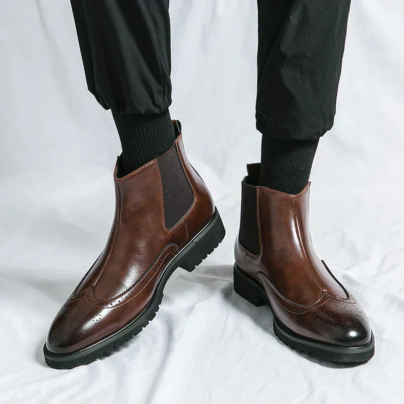 Nicolas | Kunstläder Chelsea-Stiefel