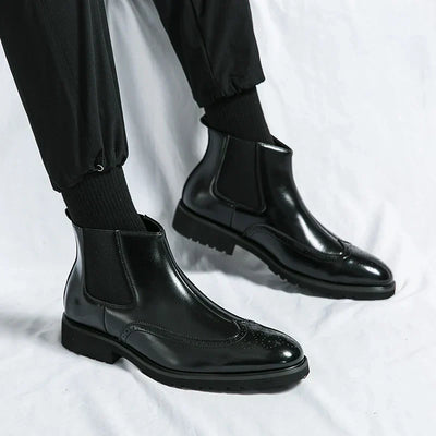 Nicolas | Kunstläder Chelsea-Stiefel