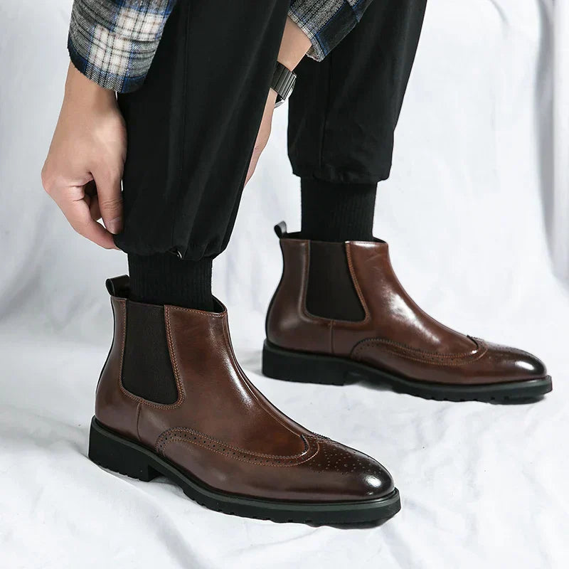 Nicolas | Kunstläder Chelsea-Stiefel