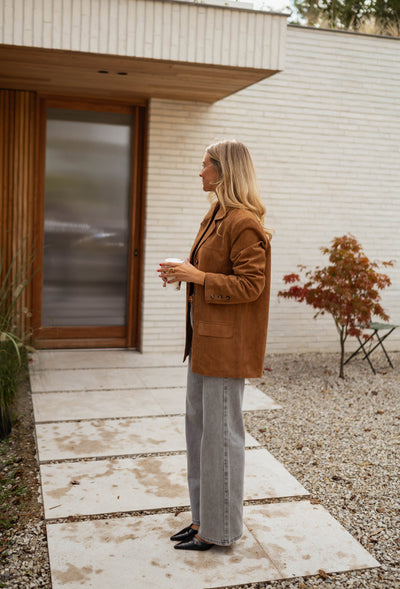 DIANA™ | DIE CAMEL-SUEDE-JACKE