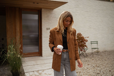 DIANA™ | DIE CAMEL-SUEDE-JACKE
