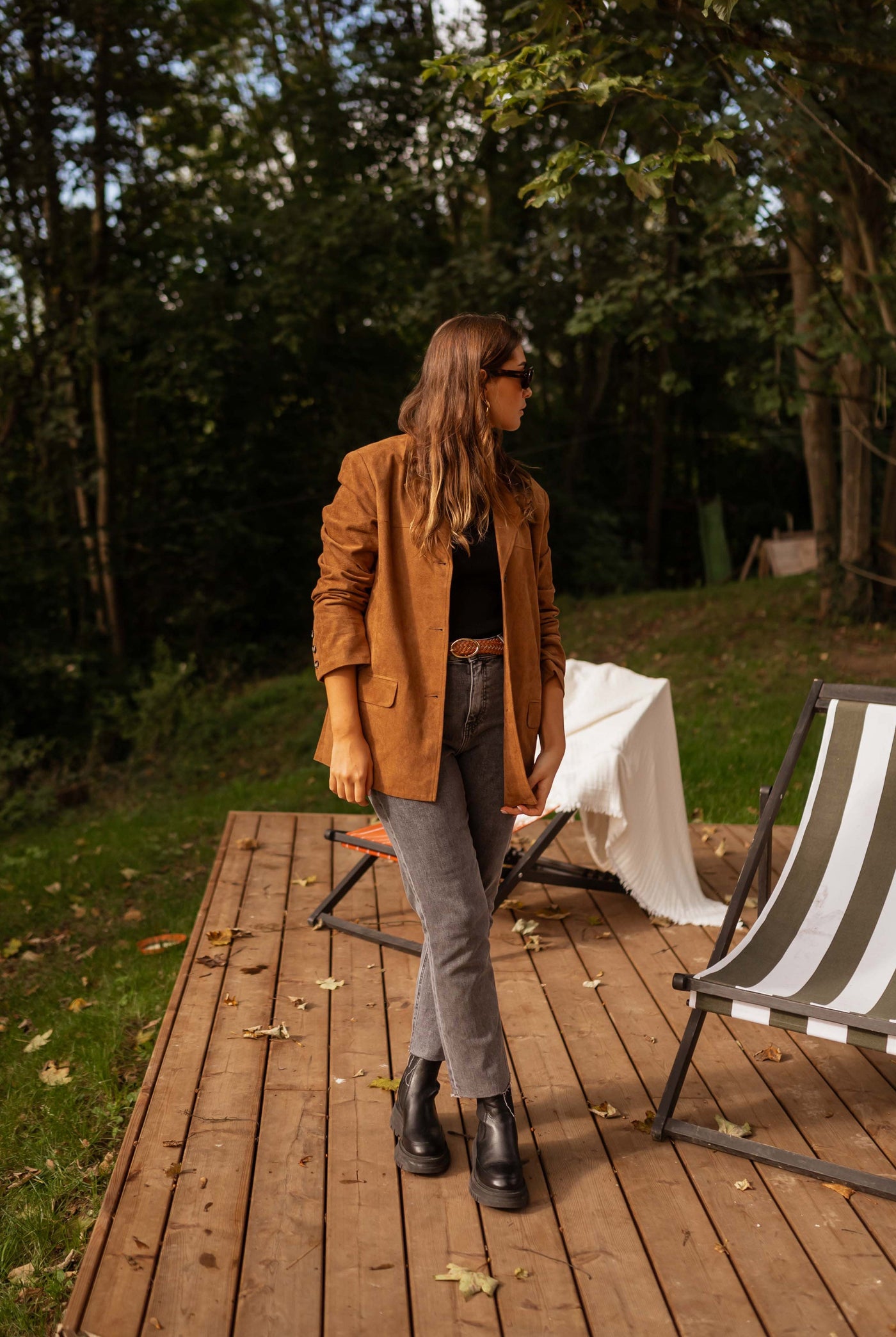 DIANA™ | DIE CAMEL-SUEDE-JACKE