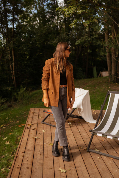 DIANA™ | DIE CAMEL-SUEDE-JACKE