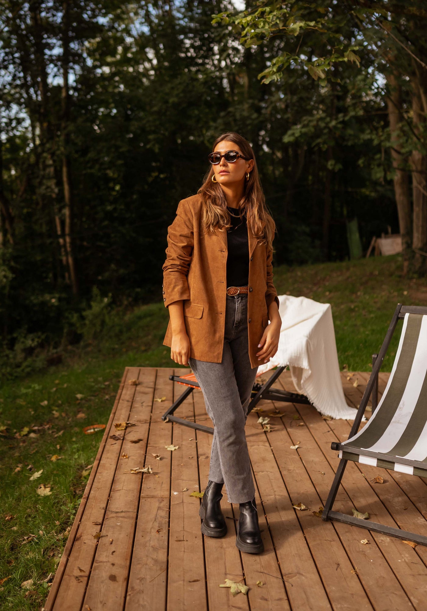 DIANA™ | DIE CAMEL-SUEDE-JACKE