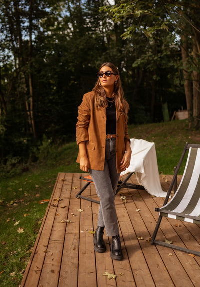 DIANA™ | DIE CAMEL-SUEDE-JACKE