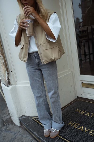 ELENA™ | DIE BEIGE UTILITY-WESTE