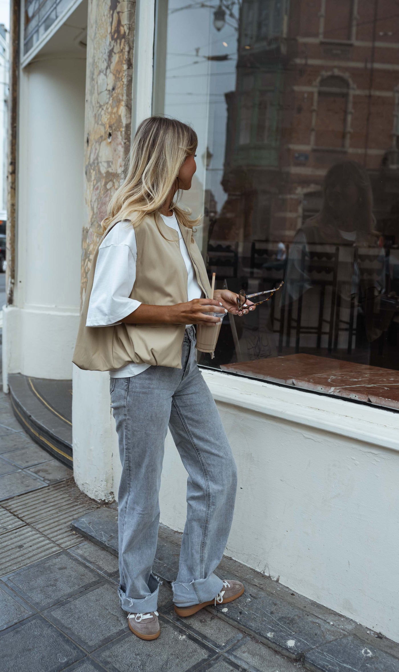 ELENA™ | DIE BEIGE UTILITY-WESTE