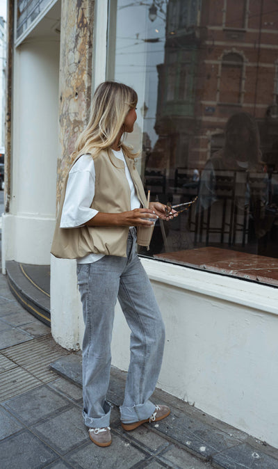 ELENA™ | DIE BEIGE UTILITY-WESTE