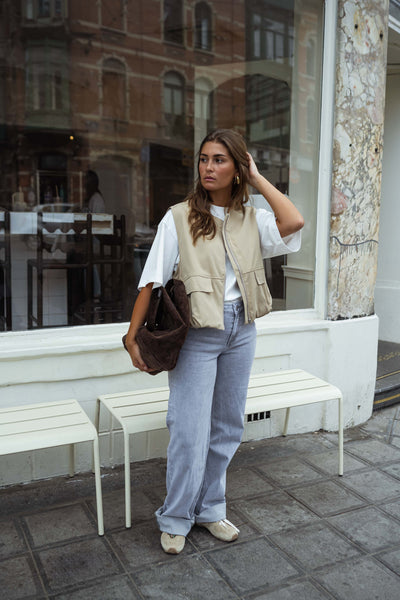 ELENA™ | DIE BEIGE UTILITY-WESTE