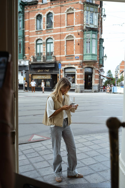 ELENA™ | DIE BEIGE UTILITY-WESTE