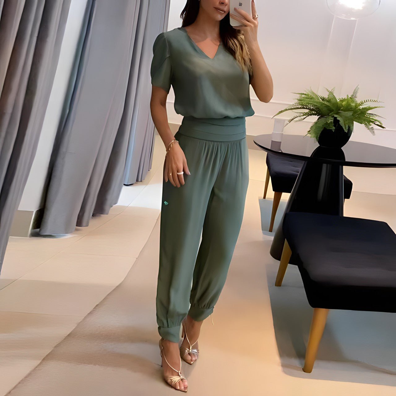 ANNELIESE | Trendiges Set mit Bluse und Hose