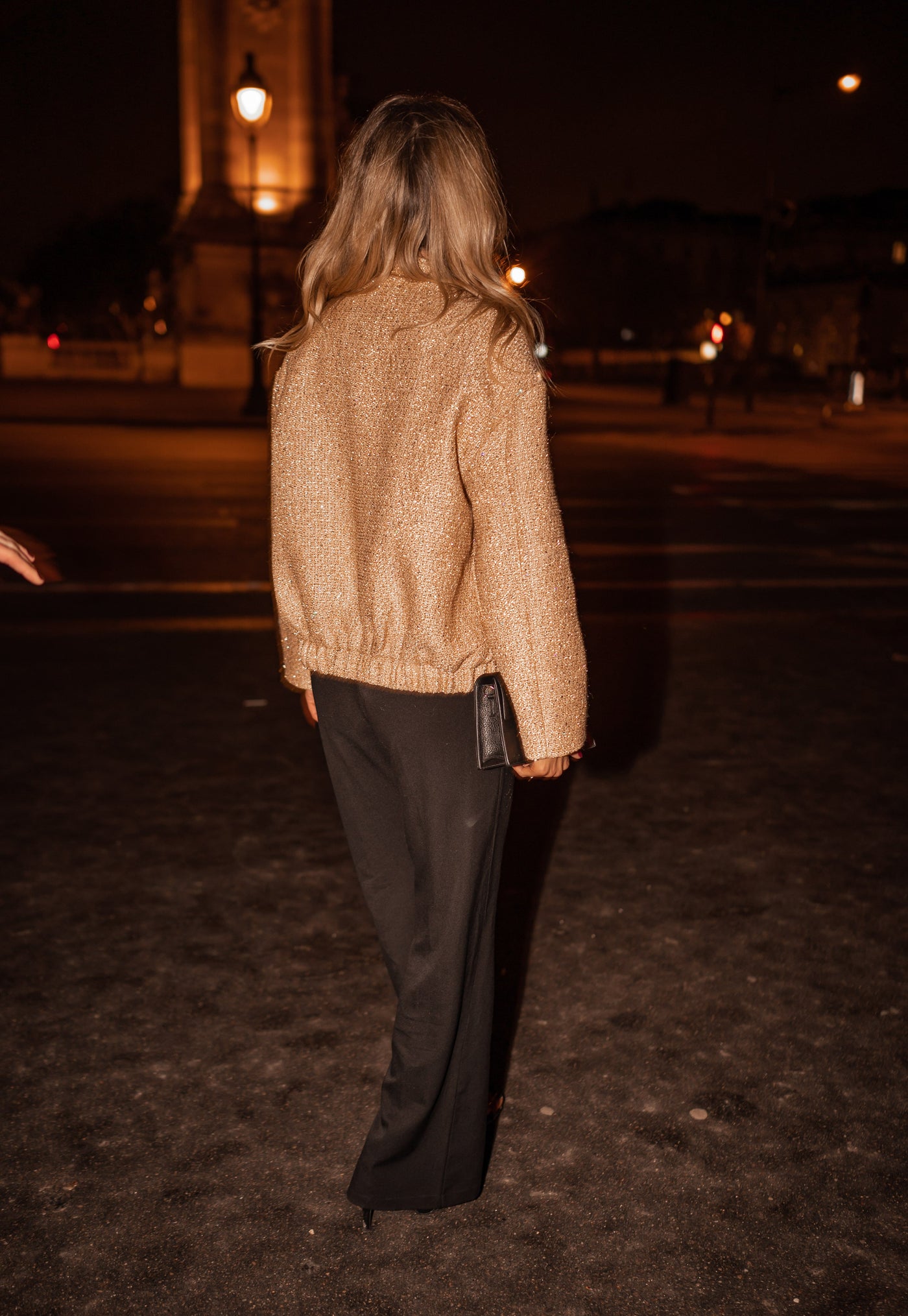 ILONA™ | DIE GOLDENE PAILLETTEN-BOMBERJACKE