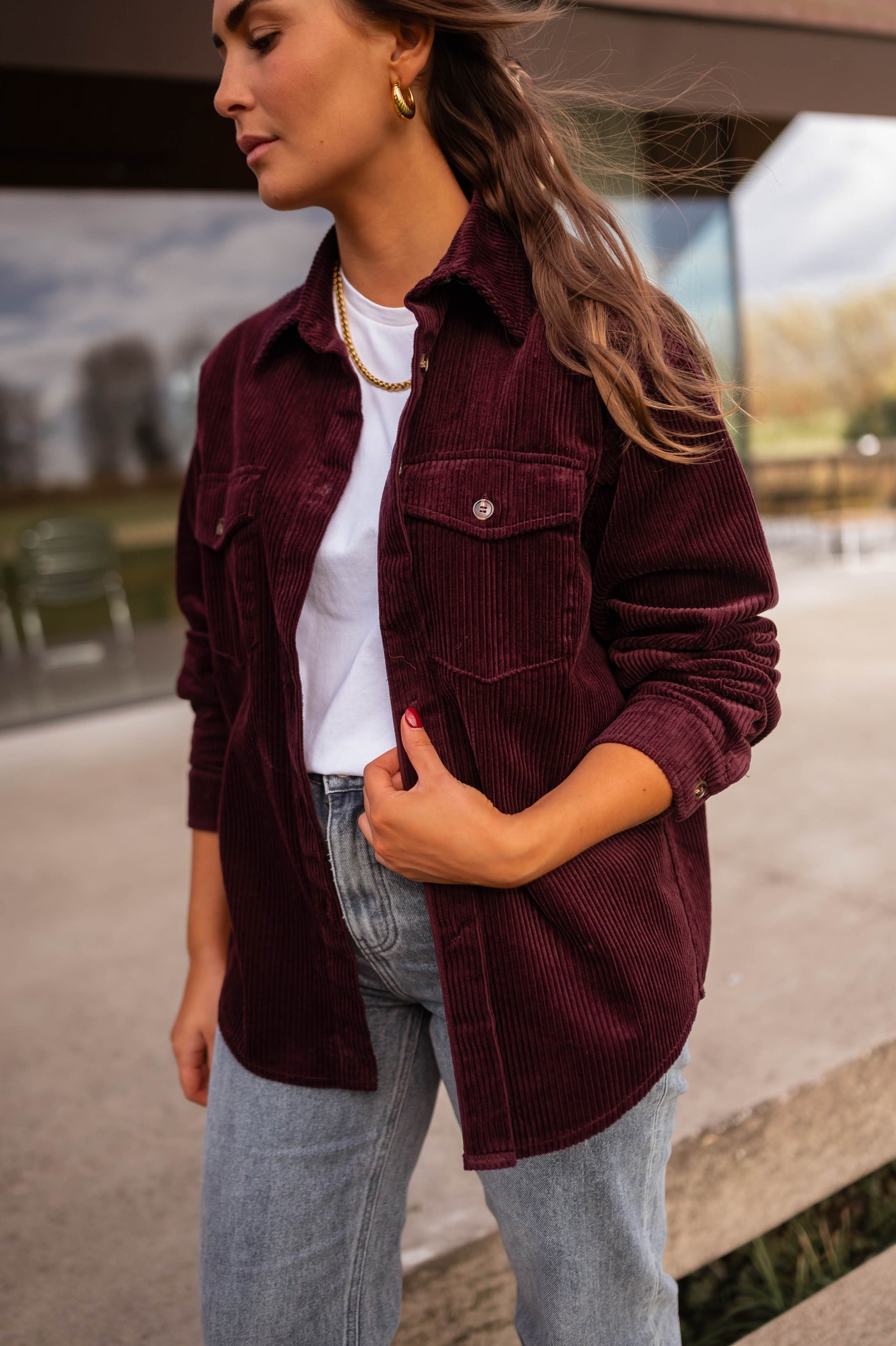 SOFIA™ | DIE BORDEAUX-CORDJACKE