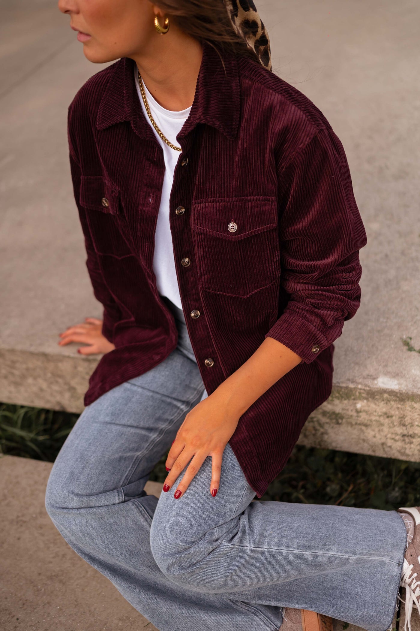 SOFIA™ | DIE BORDEAUX-CORDJACKE