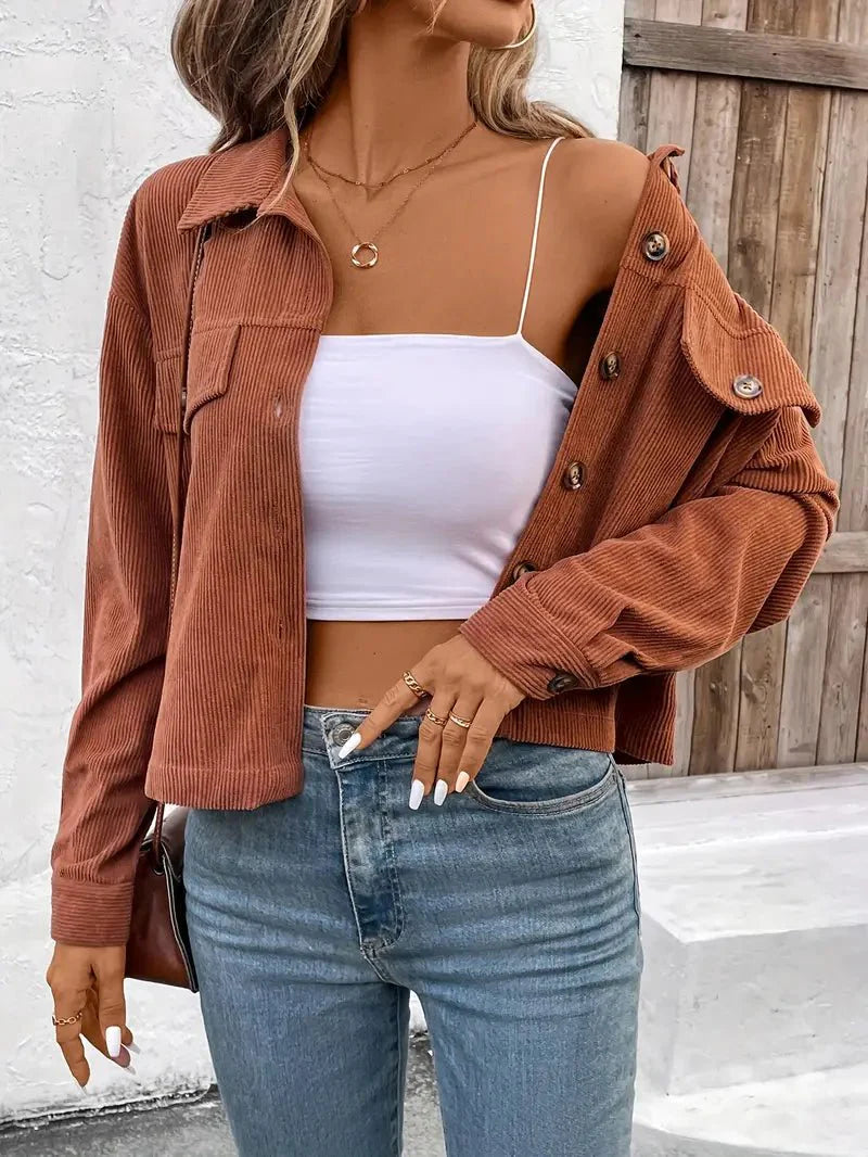 Ingrid™ | Die Casual Cordjacke