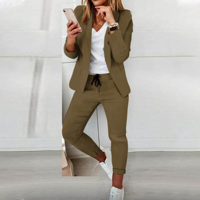 LILA | Stilvolles Blazer Und Hosenset