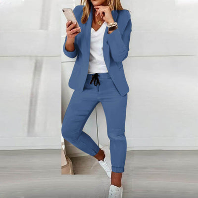 LILA | Stilvolles Blazer Und Hosenset