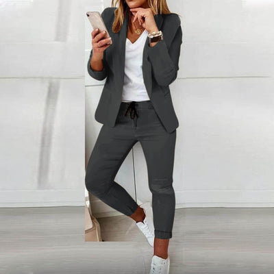 LILA | Stilvolles Blazer Und Hosenset