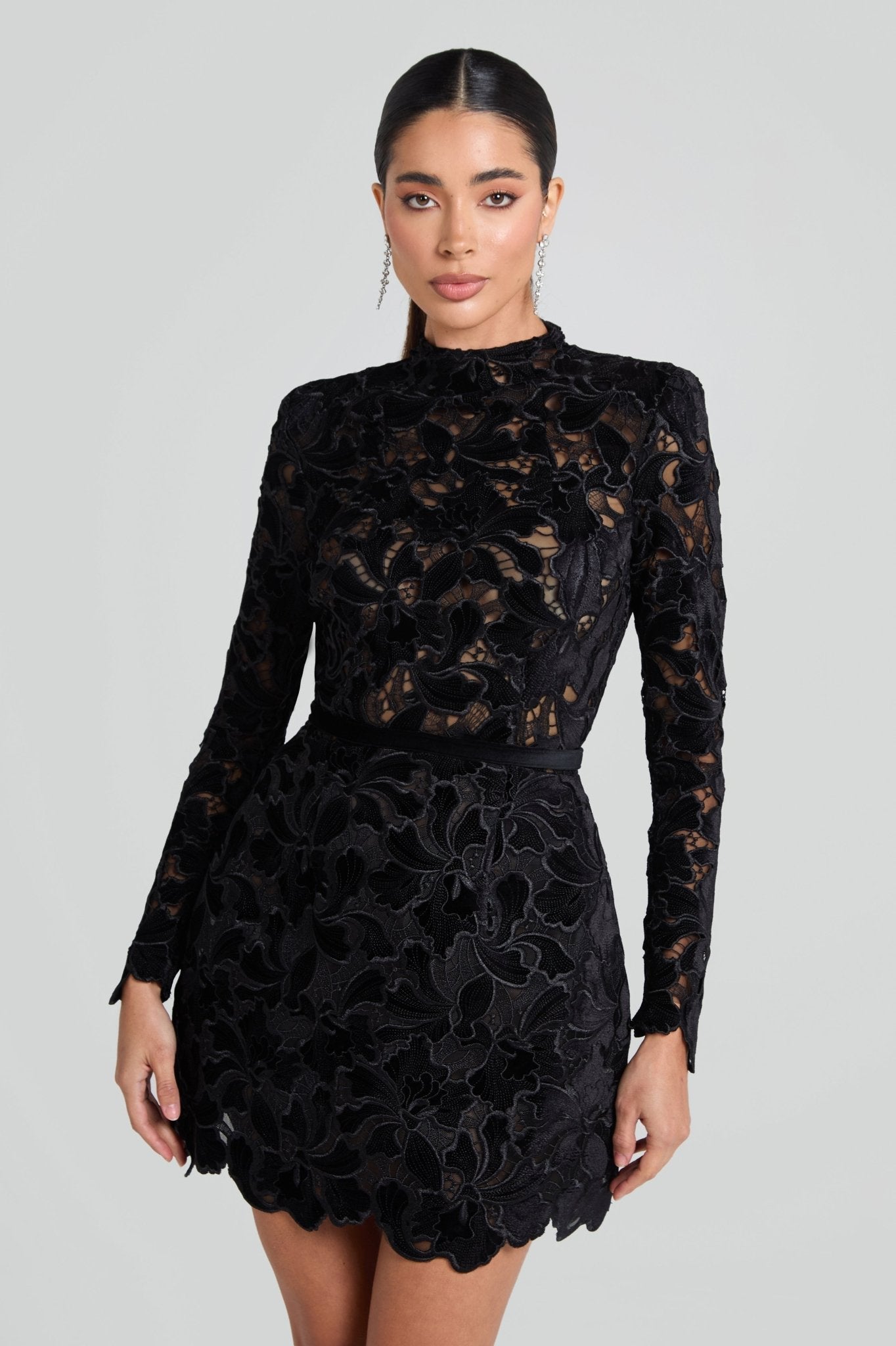 Nadia | Schwarzes Kleid