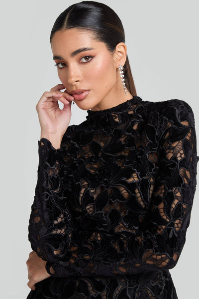 Nadia | Schwarzes Kleid