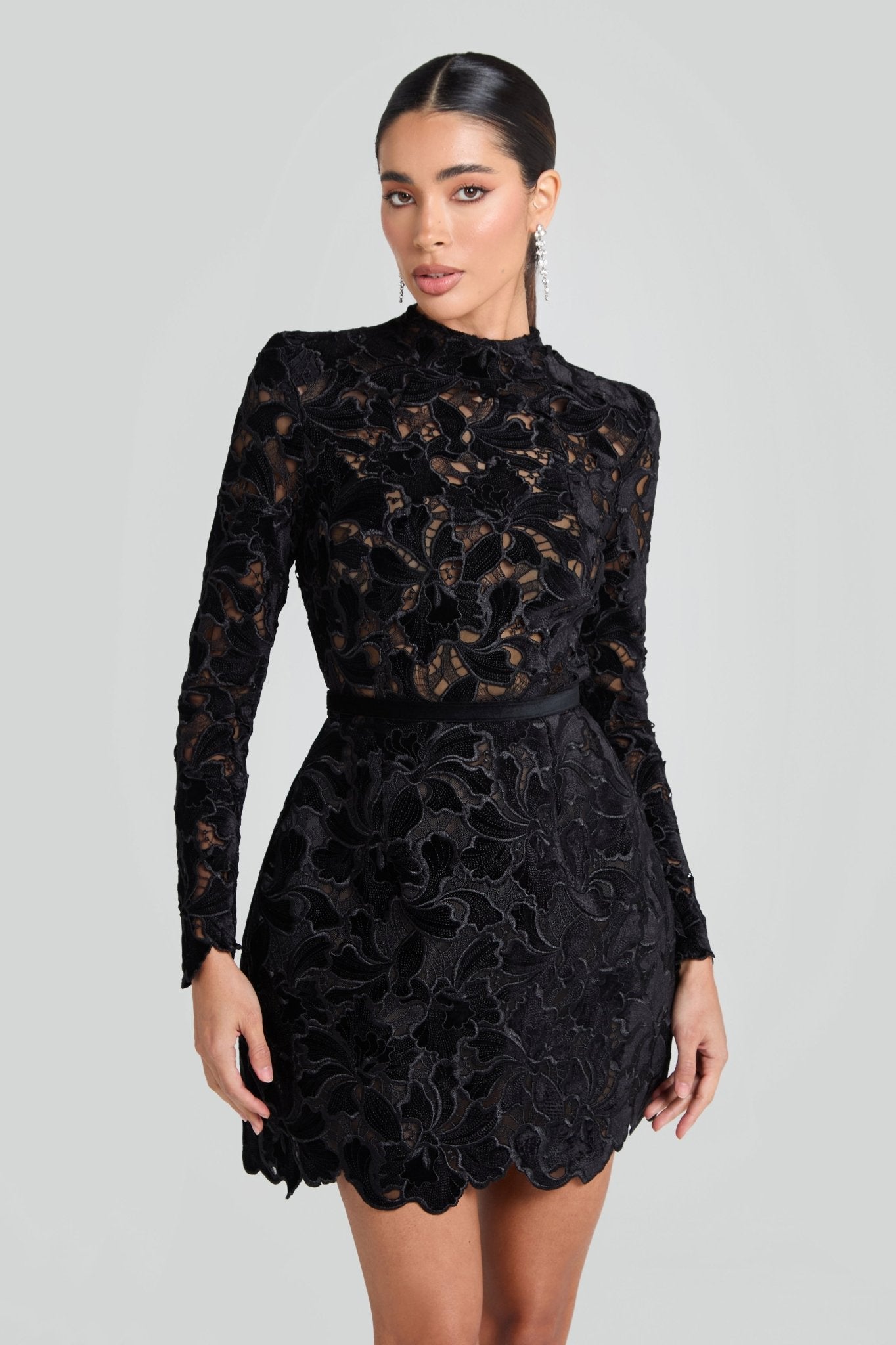 Nadia | Schwarzes Kleid