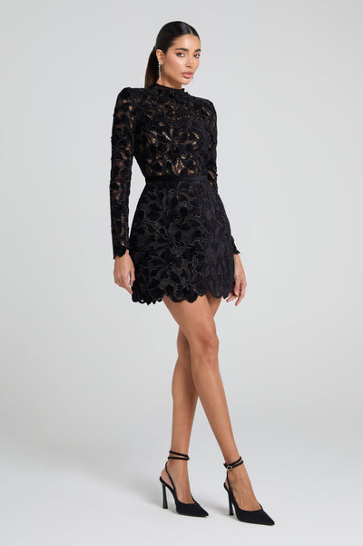 Nadia | Schwarzes Kleid