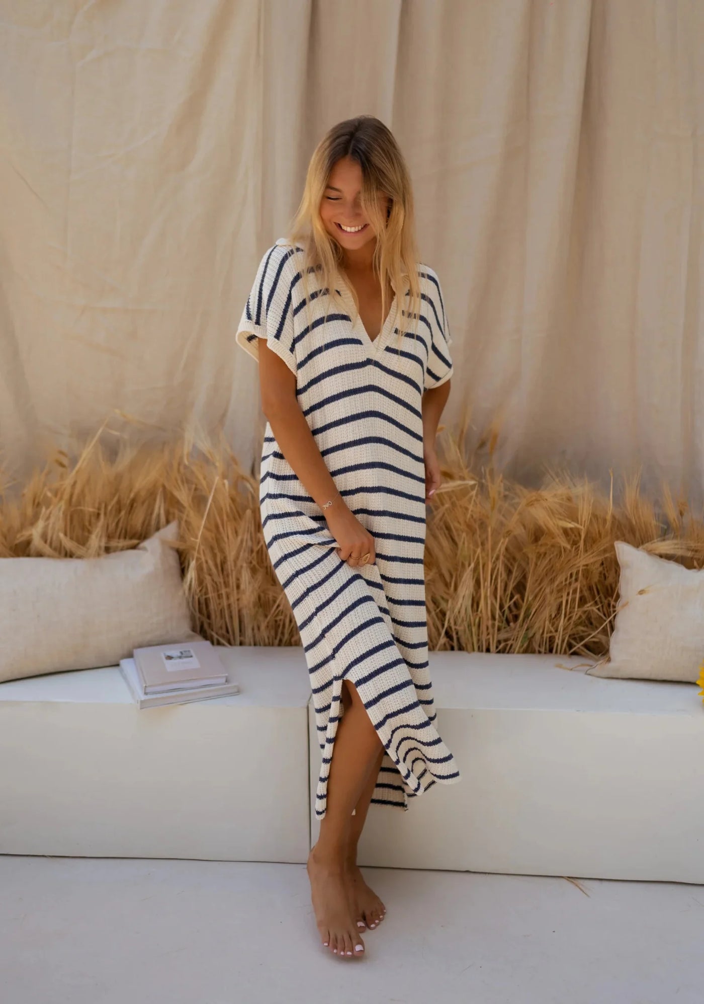 SOPHIA™ | DAS GESTREIFTE STRICKKLEID