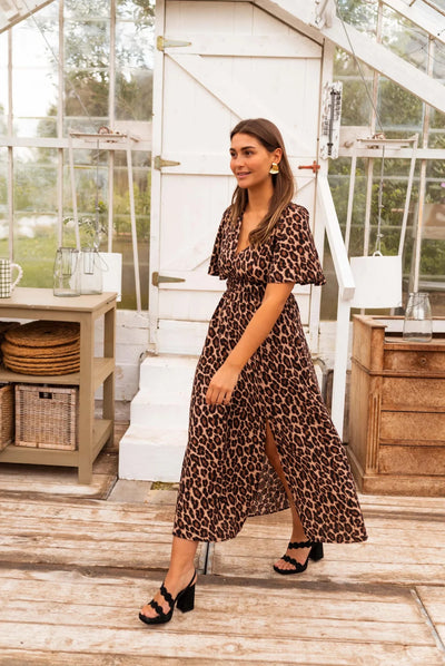 STELLA™ | DAS LEOPARDEN-MAXIKLEID