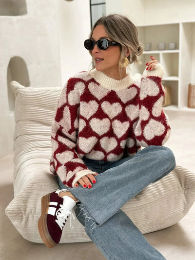 TANJA™ | DER KUSCHELIGE HERZPULLOVER